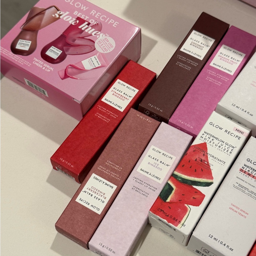 Glow Recipe lip gloss + blushes skincare - Picture 8 of 10